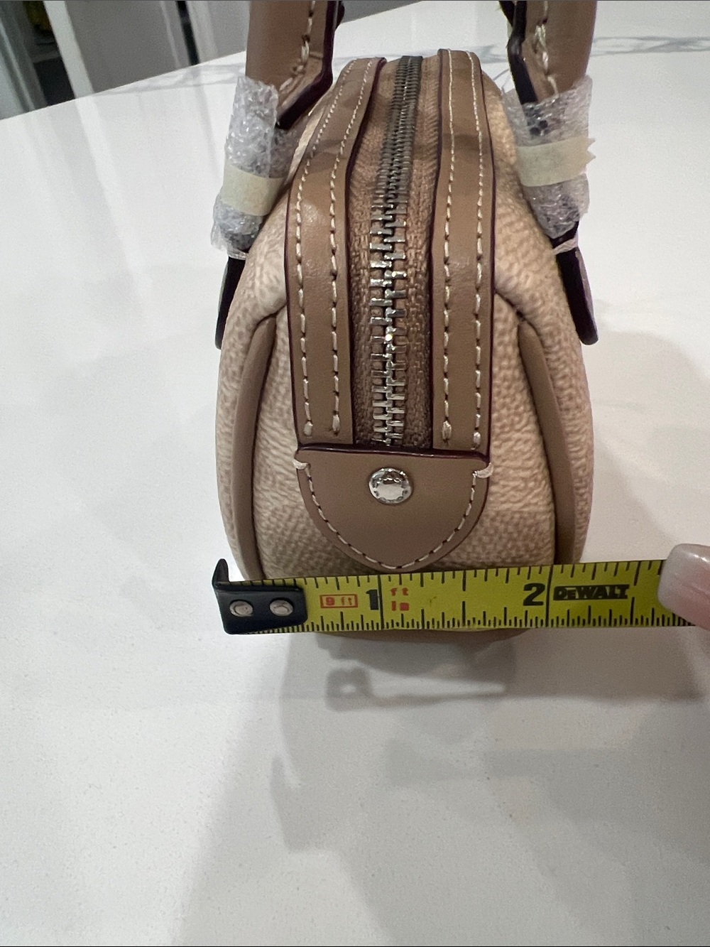 COACH. Mini Rowan Bag Charm.. - Picture 7 of 13